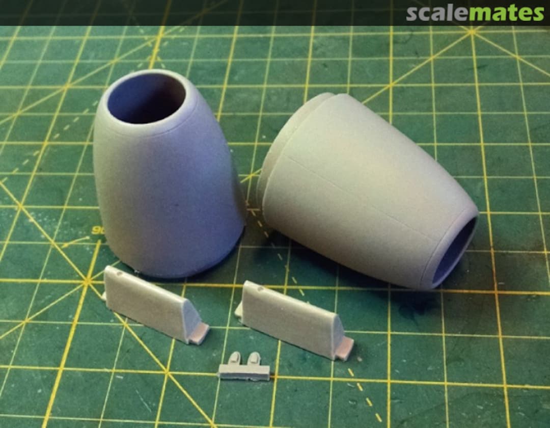 Boxart Gloster Meteor Corrected Long Chord Intakes A3230 Fisher Model & Pattern Boxart Gloster Meteor Corrected Long Chord Intakes A3230 Fisher Model & Pattern