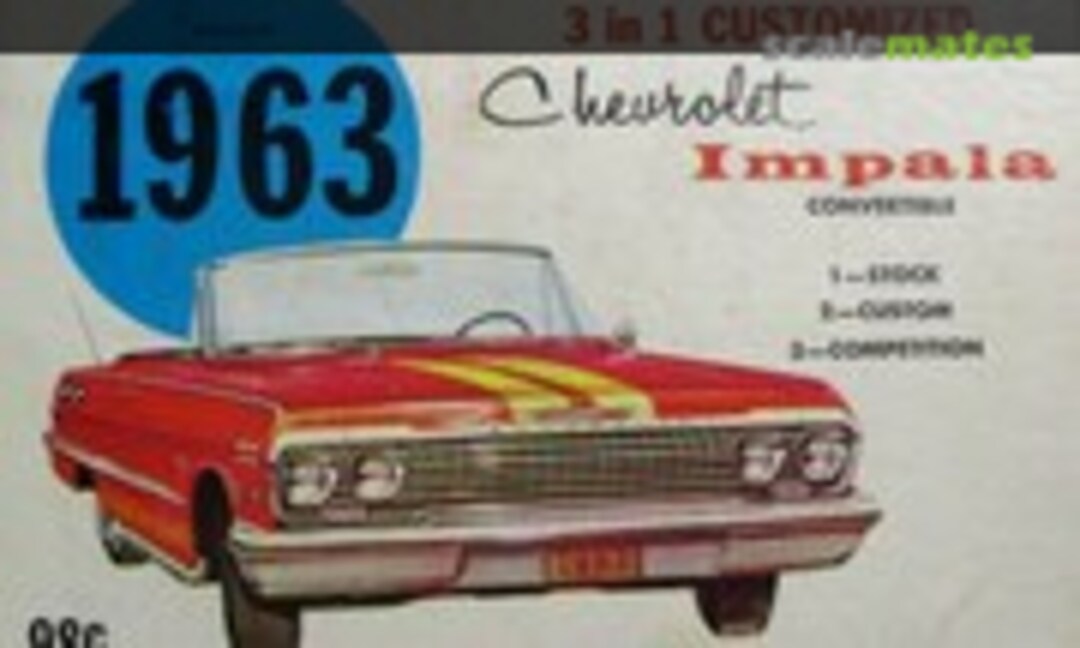 1:25 1963 Chevrolet Impala Convertible (Palmer Plastics 6311-98)