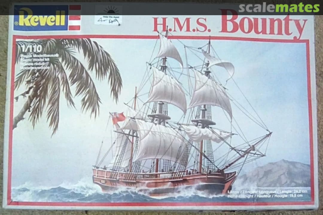 Boxart H.M.S. Bounty 5424 Revell Boxart H.M.S. Bounty 5424 Revell
