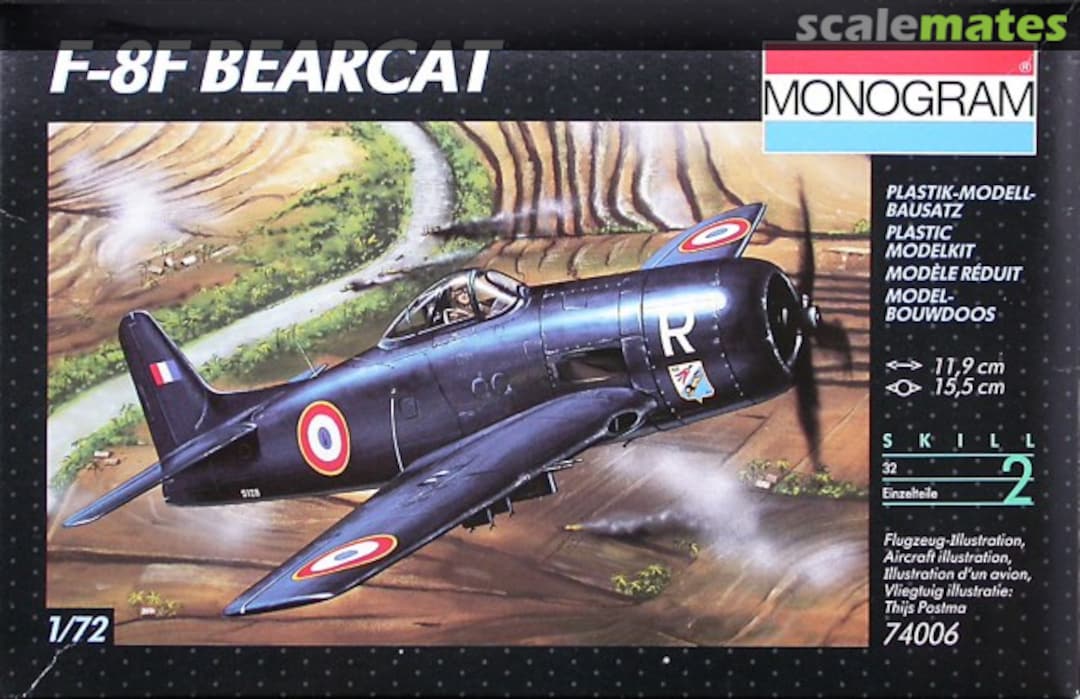 Boxart F-8F Bearcat 74006 Monogram Boxart F-8F Bearcat 74006 Monogram