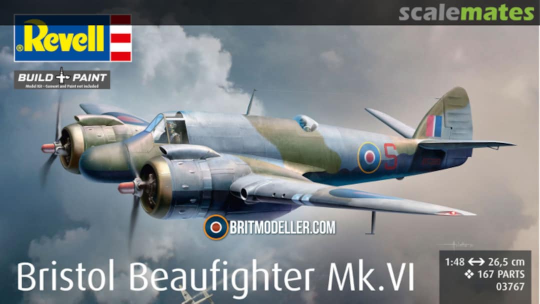 Boxart Bristol Beaufighter Mk. VI 03767 Revell Boxart Bristol Beaufighter Mk. VI 03767 Revell