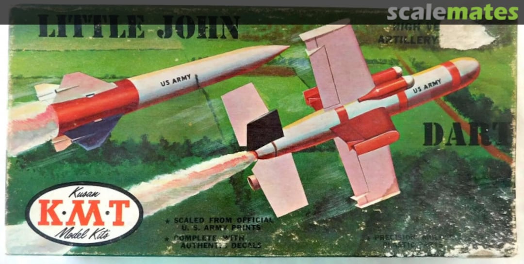 Boxart Little John and Dart Missiles M-12:98 Kusan Model Trains Boxart Little John and Dart Missiles M-12:98 Kusan Model Trains