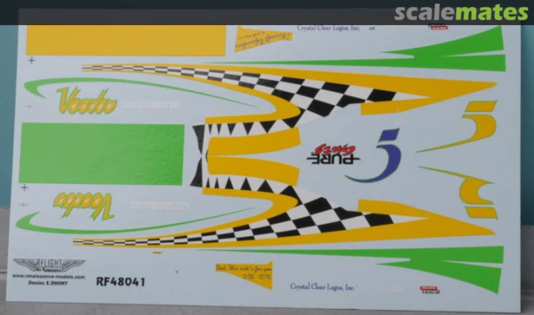 Boxart P-51D Mustang "Voodoo" racer RF48041 Renaissance