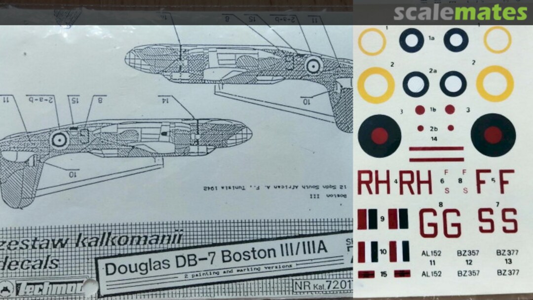 Boxart Douglas DB-7 Boston III/IIIA 7226 Techmod Boxart Douglas DB-7 Boston III/IIIA 7226 Techmod