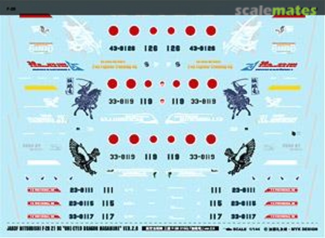 Boxart JASDF Mitsubishi F-2B 21SQ `One-Eyed Dragon Masamune` Ver.2.0 A-387 MYK Design Boxart JASDF Mitsubishi F-2B 21SQ `One-Eyed Dragon Masamune` Ver.2.0 A-387 MYK Design
