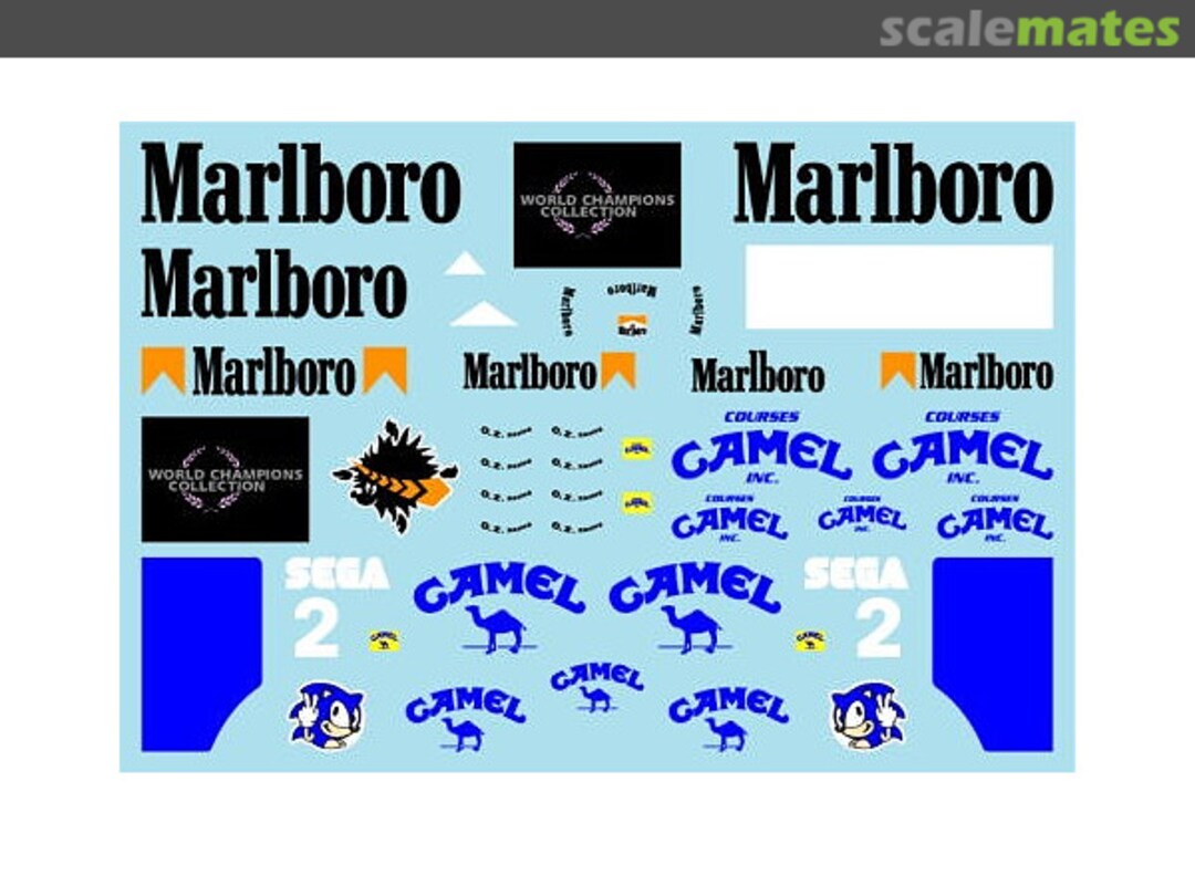 Boxart Williams FW15 & MP4/2C WC Set (for PMA) D842 Museum collection Boxart Williams FW15 & MP4/2C WC Set (for PMA) D842 Museum collection