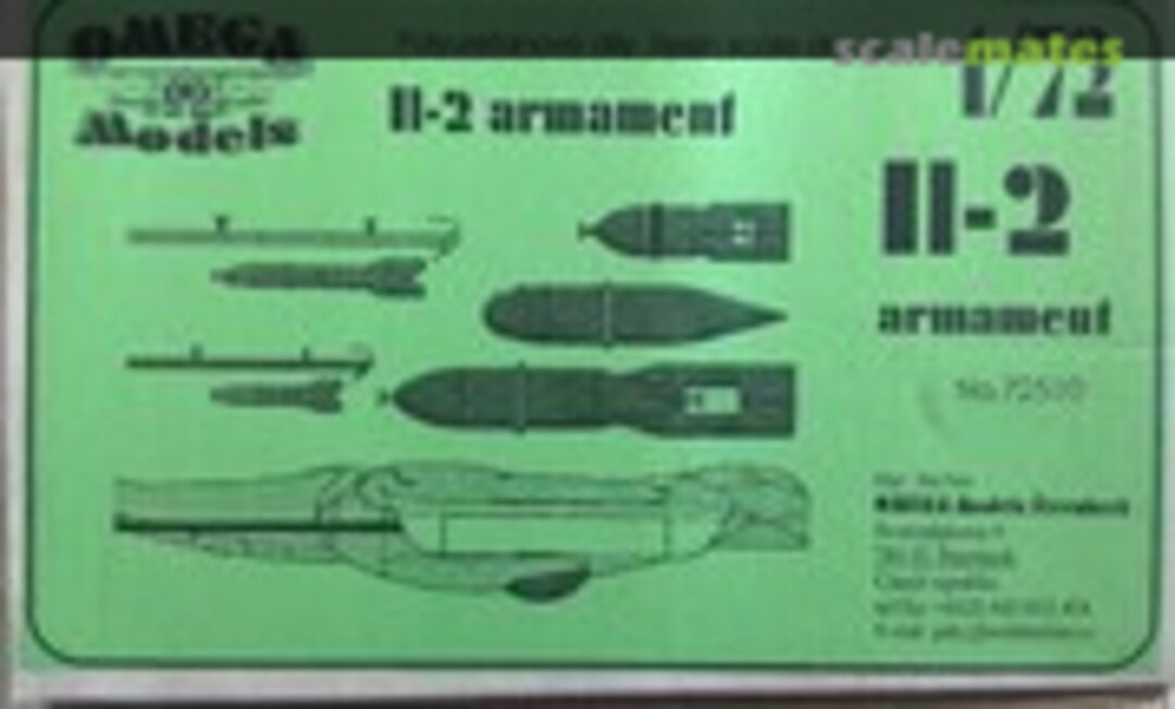 1:72 Il-2 Armament (Omega Models 72510) 72510