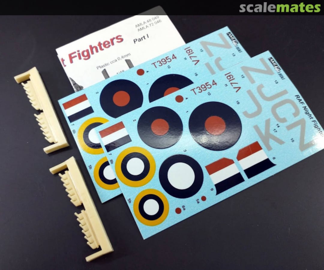 Contents Hurricane Mk.I & Defiant Mk.I – 6 stub exhaust versions / Part I AMLA 48 049 AML Contents Hurricane Mk.I & Defiant Mk.I – 6 stub exhaust versions / Part I AMLA 48 049 AML