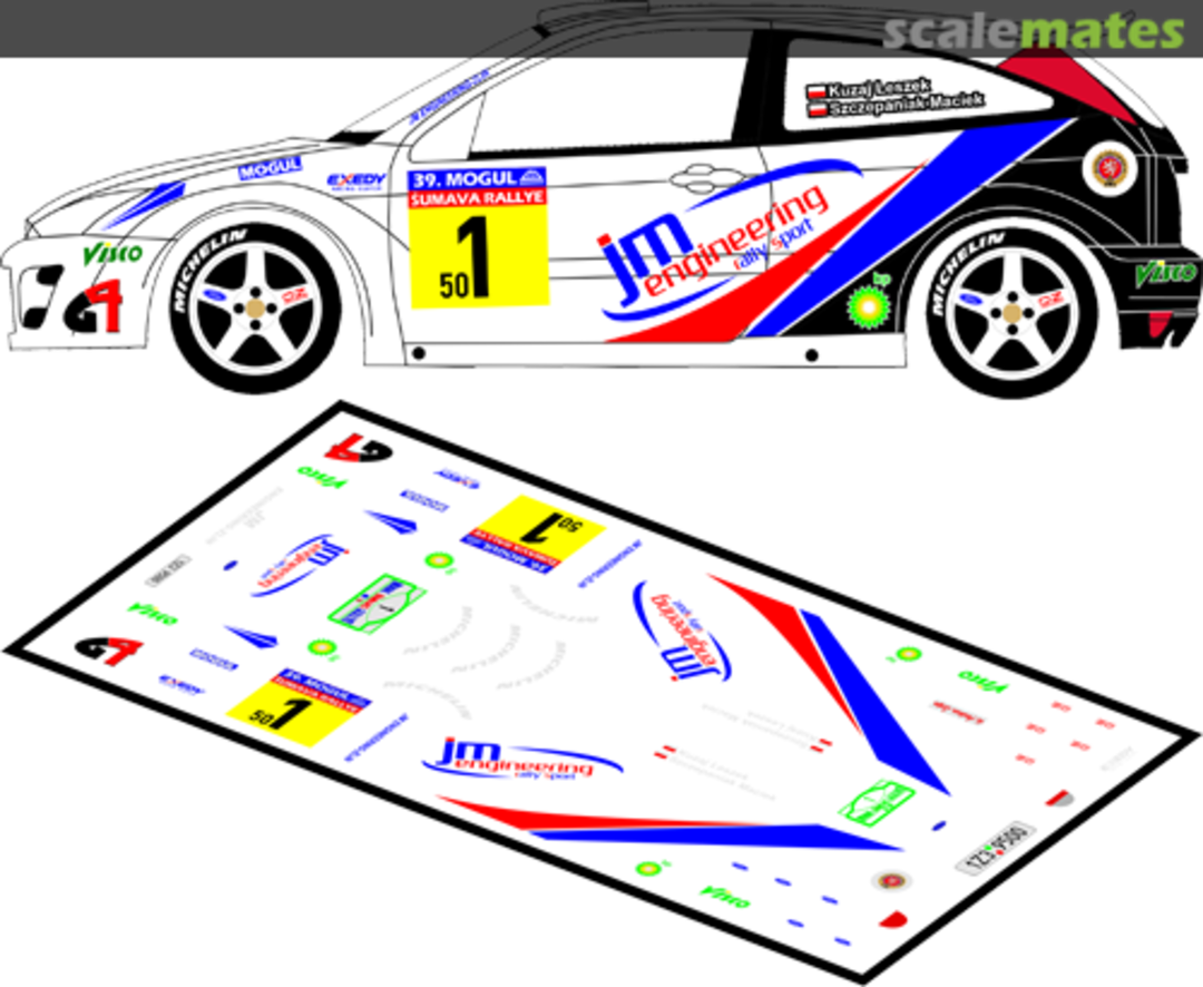 Boxart Ford Focus RS WRC '02 (1Z3 9500) "jm engineering" 43136 MF-Zone Boxart Ford Focus RS WRC '02 (1Z3 9500) "jm engineering" 43136 MF-Zone