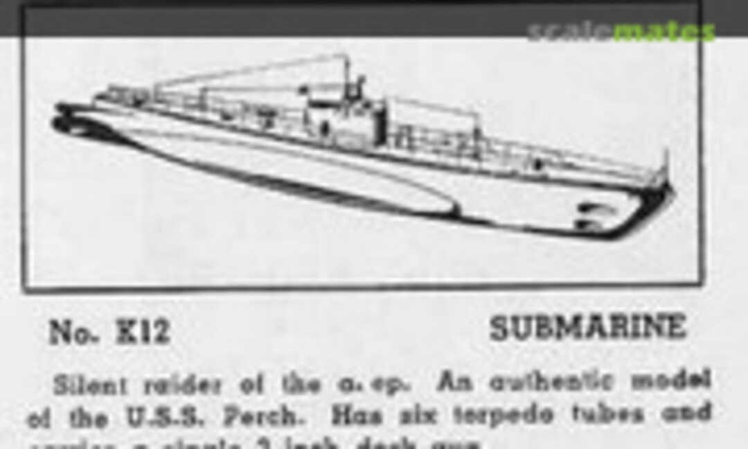 1:300 Submarine (Comet K12) K12