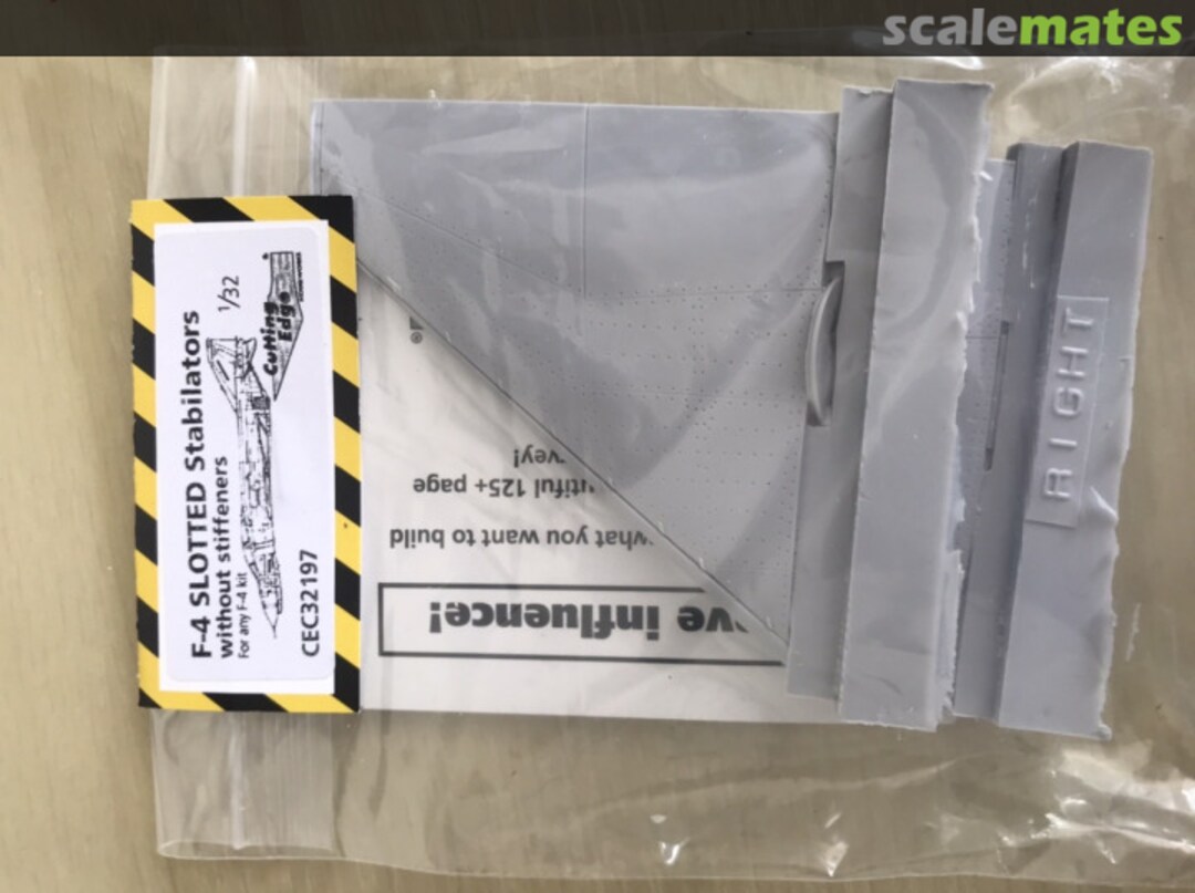 Boxart F-4 SLOTTED Stabilators without stiffeners CEC32197 Cutting Edge Modelworks Boxart F-4 SLOTTED Stabilators without stiffeners CEC32197 Cutting Edge Modelworks