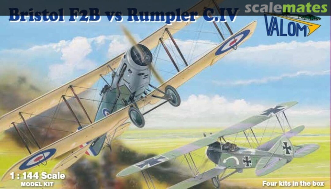 Boxart Bristol F2B vs Rumpler C.IV 14422 Valom Boxart Bristol F2B vs Rumpler C.IV 14422 Valom