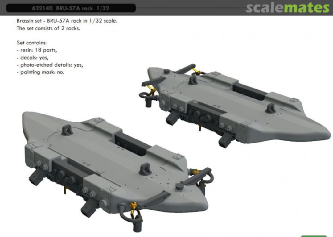 Boxart BRU-57A rack 632140 Eduard Boxart BRU-57A rack 632140 Eduard