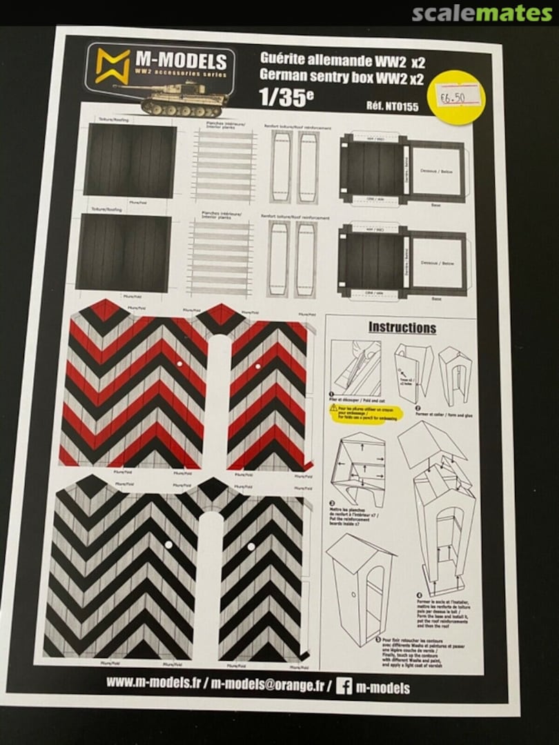 Boxart Guérite allemande WW2 x2 NT0155 M-Models Boxart Guérite allemande WW2 x2 NT0155 M-Models