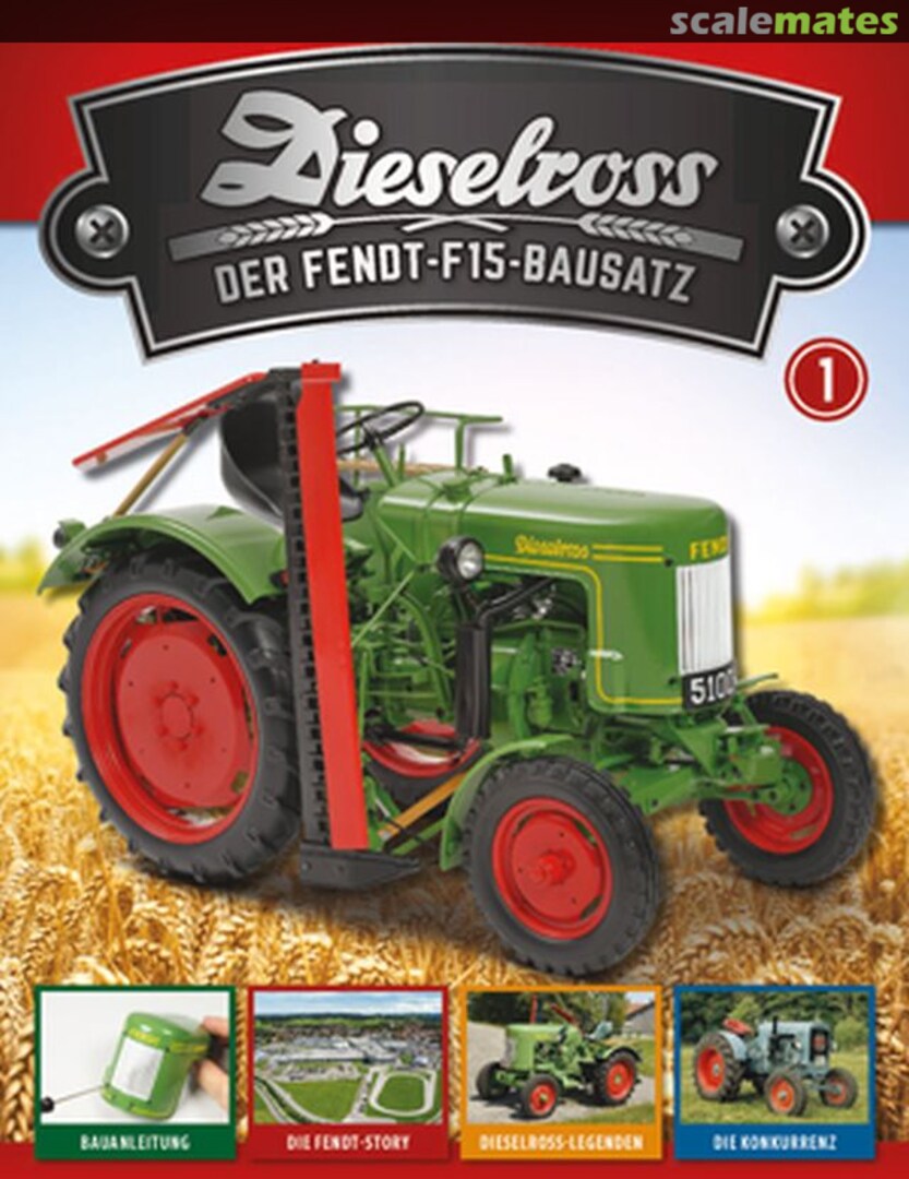 Boxart Fendt Dieselross F15 Tractor Hachette Boxart Fendt Dieselross F15 Tractor Hachette