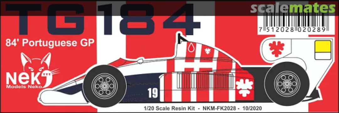 Boxart Toleman TG184 NKM-FK2028 Neko Models Boxart Toleman TG184 NKM-FK2028 Neko Models