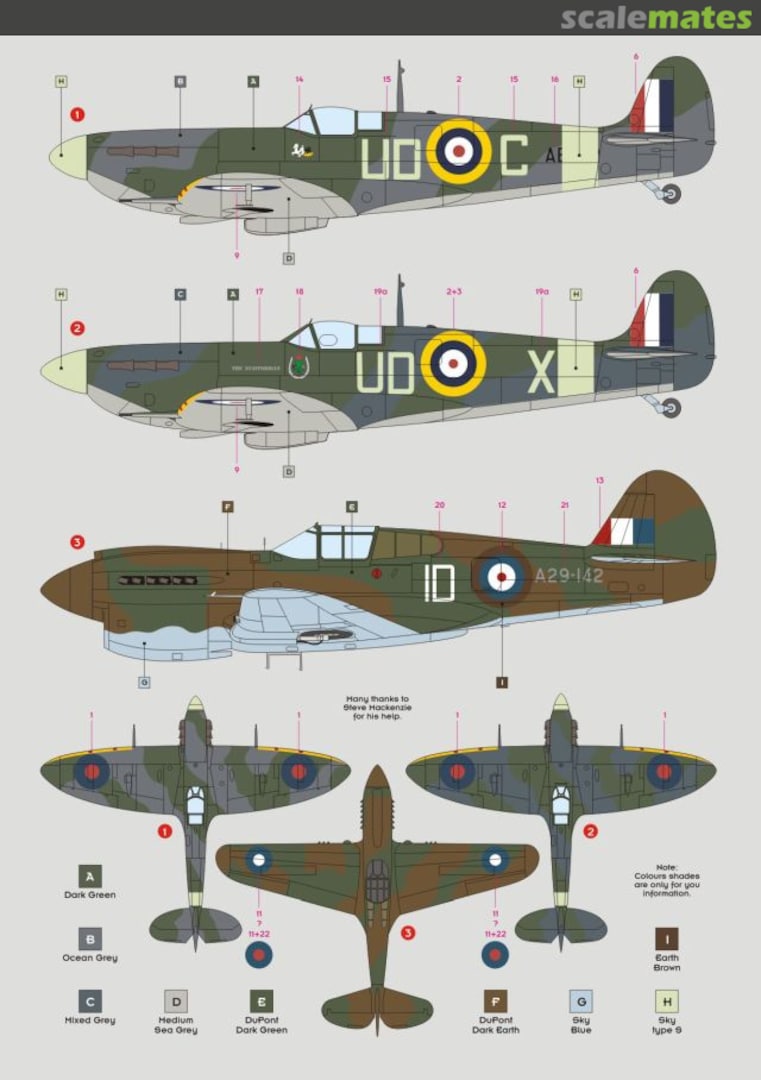 Boxart Keith W. Truscott and his aircraft 48P02 DK Decals