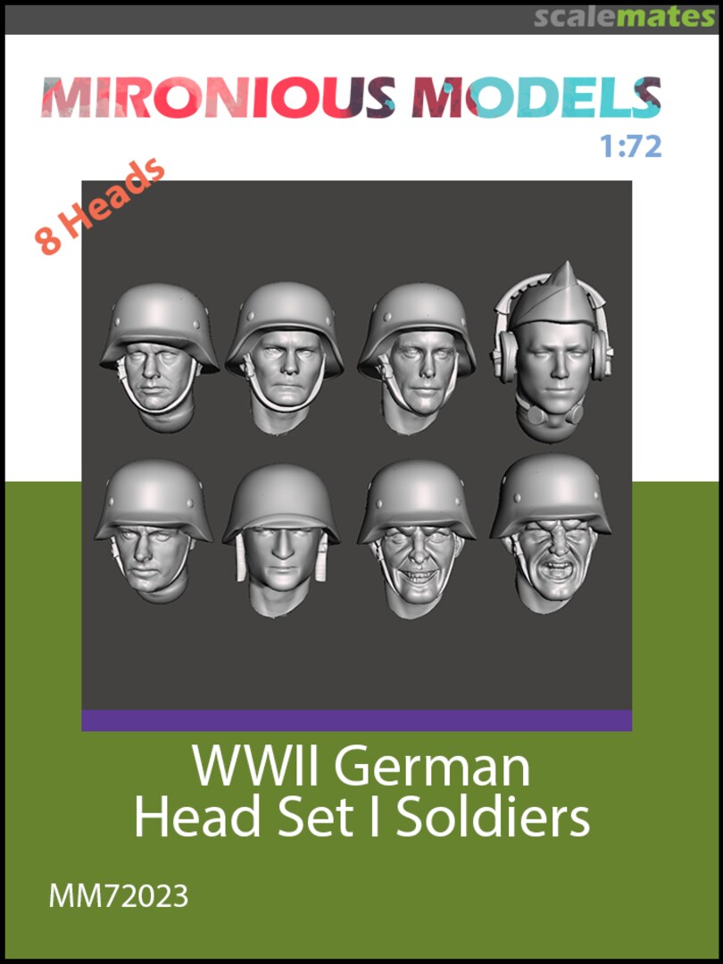 Boxart WWII German Head Set I Soldiers MM72023 Mironious Models Boxart WWII German Head Set I Soldiers MM72023 Mironious Models