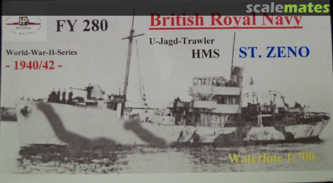 Boxart U-Jagd Trawler HMS "St. Zeno" WW II-WL-GB- HP-Models Boxart U-Jagd Trawler HMS "St. Zeno" WW II-WL-GB- HP-Models