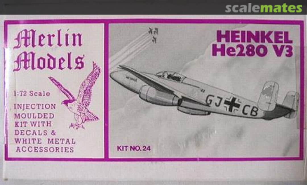 Boxart Heinkel He280 V3 24 Merlin Models Boxart Heinkel He280 V3 24 Merlin Models
