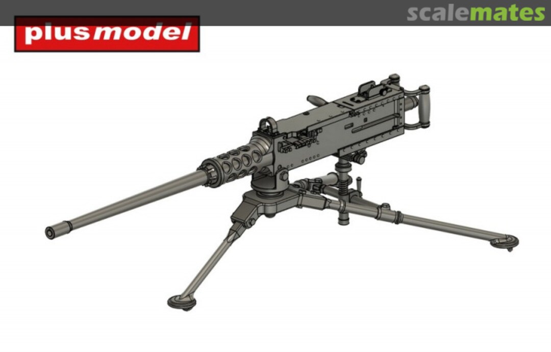 Boxart Machine gun Browning .50 with tripod DP3046 PlusModel Boxart Machine gun Browning .50 with tripod DP3046 PlusModel