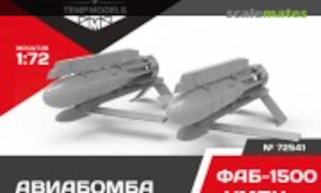 1:72 AERIAL BOMB FAB-1500+UMPK (Tempmodels 72541) 72541