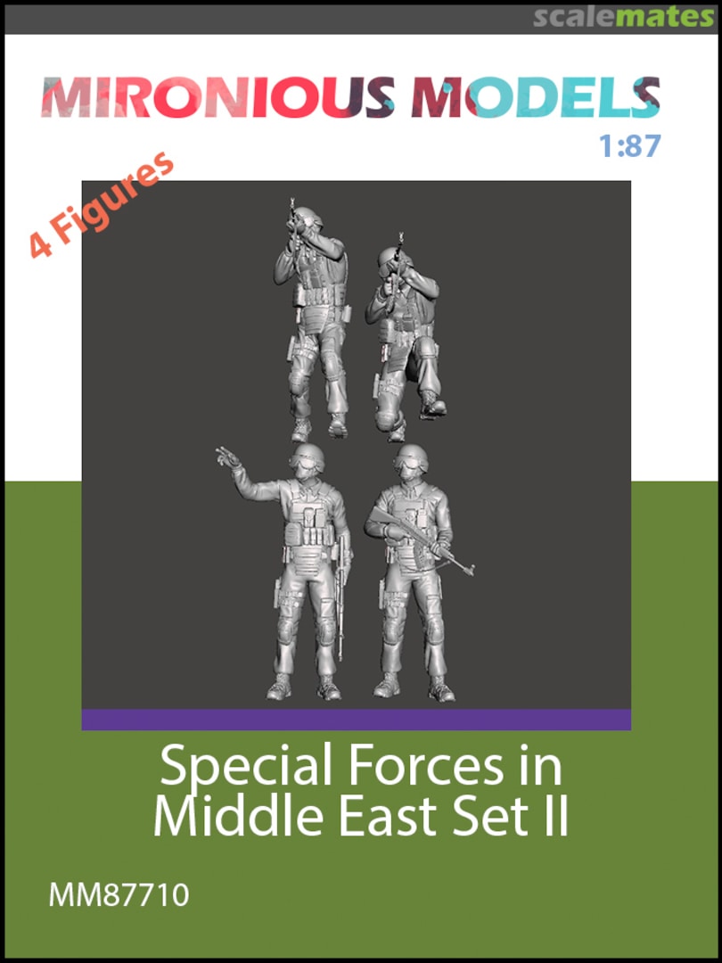 Boxart Special Forces In Middle East Set II MM87710 Mironious Models