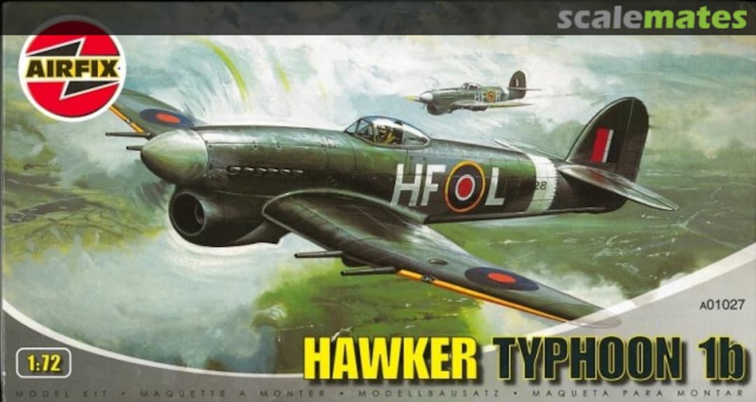Boxart Hawker Typhoon 1b A01027 Airfix Boxart Hawker Typhoon 1b A01027 Airfix