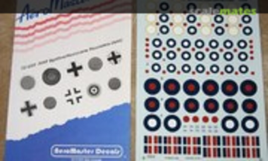 1:72 RAF Spitfire/Hurricane Roundels (Late) (AeroMaster 72-050) 72-050