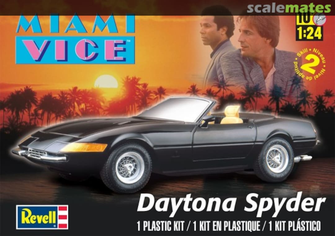 Boxart Miami Vice Daytona Spyder 85-4917 Revell Boxart Miami Vice Daytona Spyder 85-4917 Revell
