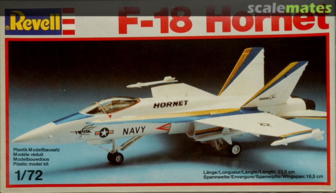 Boxart F-18 Hornet H-4412 Revell Boxart F-18 Hornet H-4412 Revell