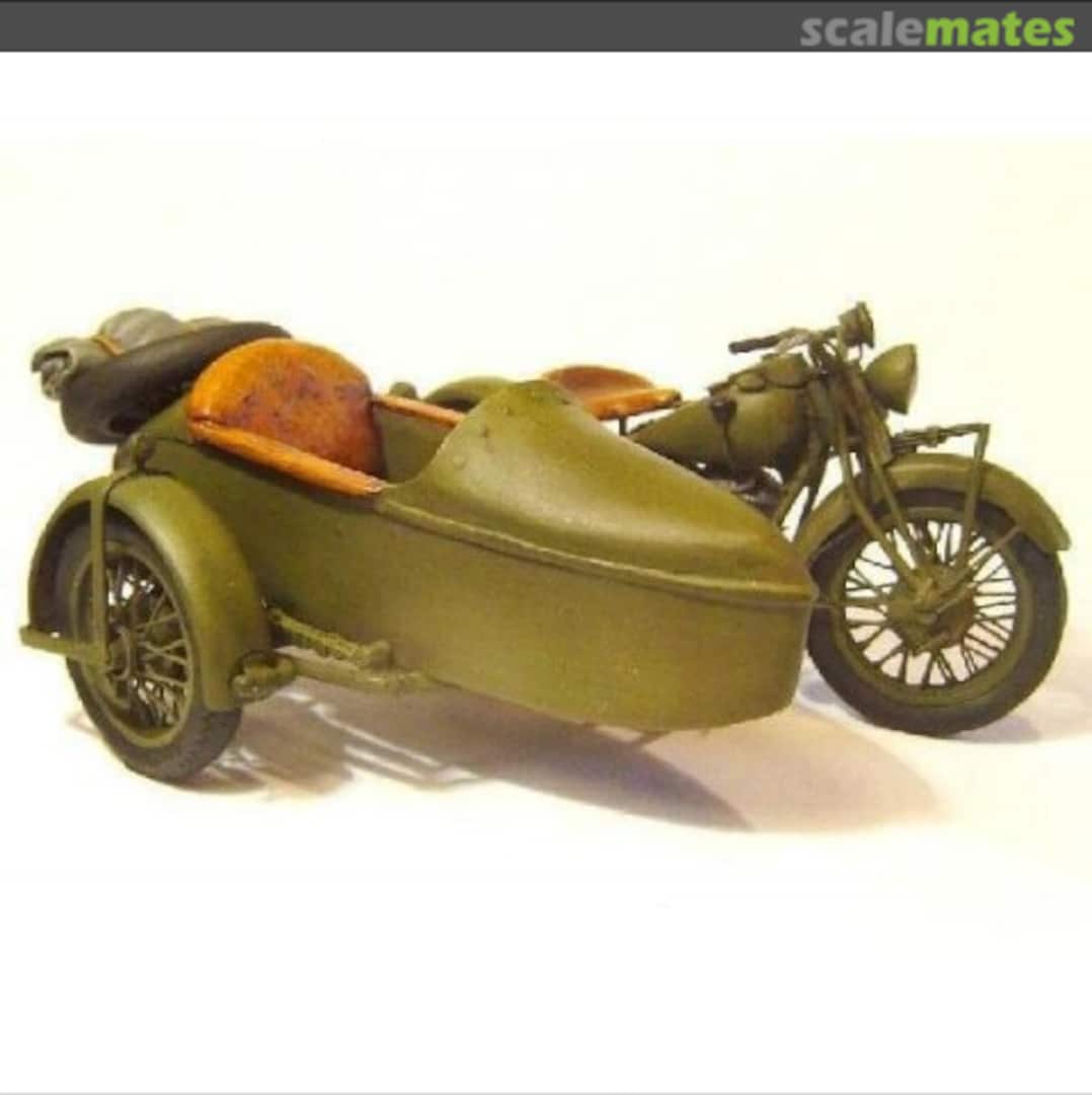 Boxart Indian 340 B with sidecar 350003 Propaganda Kompany Boxart Indian 340 B with sidecar 350003 Propaganda Kompany