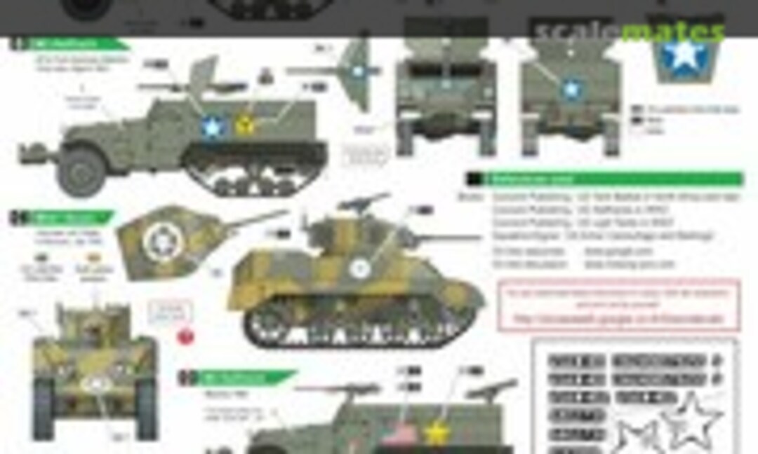 1:35 M5A1 Stuart & Halftracks (Bison Decals 35217) 35217