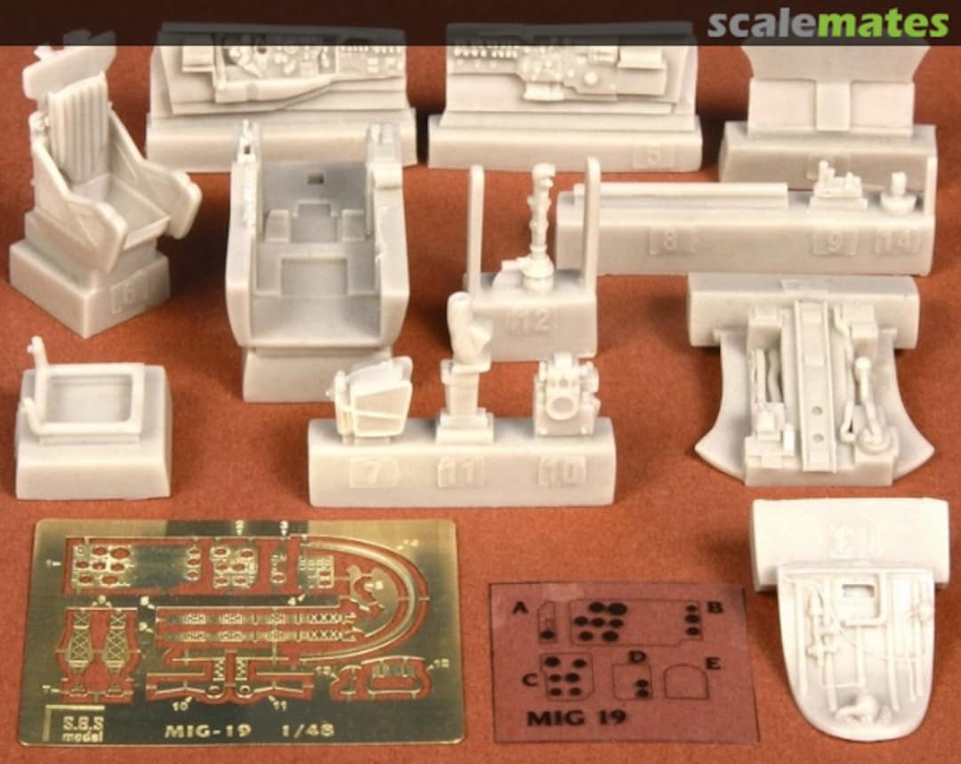 Boxart MiG-19PM Farmer - Cockpit Set 48025 SBS Model Boxart MiG-19PM Farmer - Cockpit Set 48025 SBS Model