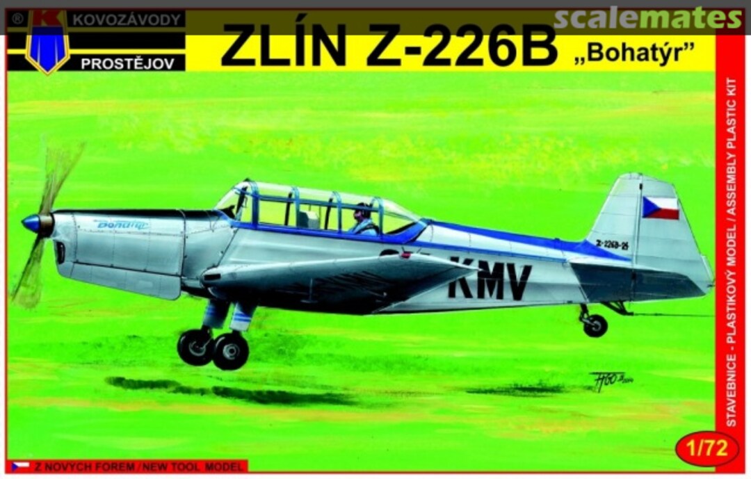Boxart Zlín Z-226B „Bohatýr“ KPM0003 Kovozávody Prostějov Boxart Zlín Z-226B „Bohatýr“ KPM0003 Kovozávody Prostějov