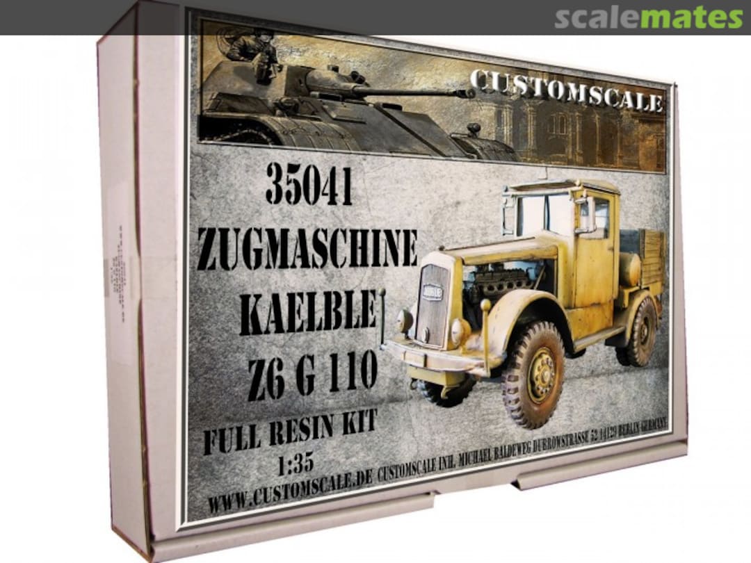 Boxart Zugmaschine Kaelble Z6 G 110 35041 Custom-Scale Boxart Zugmaschine Kaelble Z6 G 110 35041 Custom-Scale