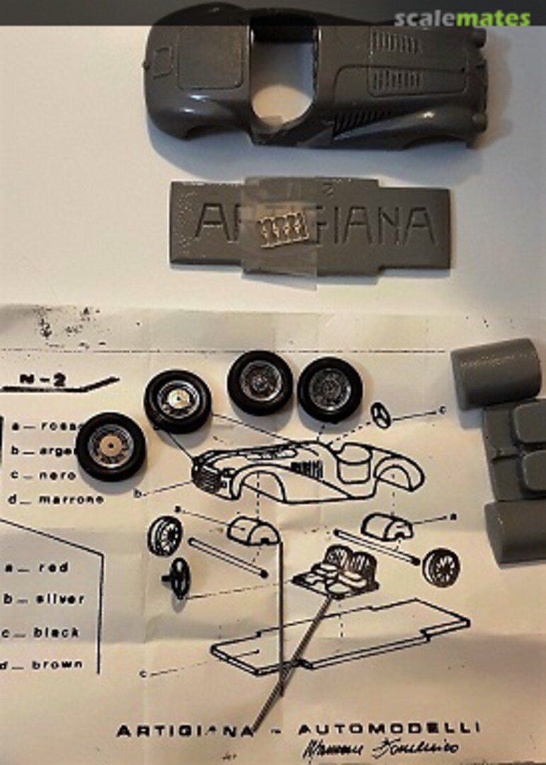 Boxart Ferrari 125 S 2 Artigiana Automodelli Boxart Ferrari 125 S 2 Artigiana Automodelli