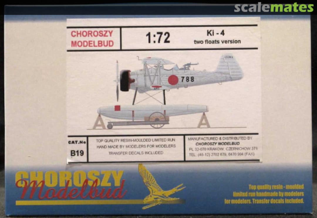 Boxart Ki-4 two float version B19 Choroszy Modelbud Boxart Ki-4 two float version B19 Choroszy Modelbud