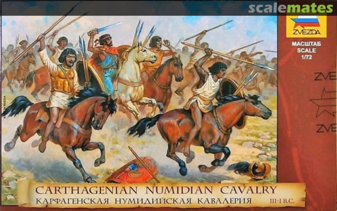 Boxart Carthaginian Numidian Cavalry 8031 Zvezda Boxart Carthaginian Numidian Cavalry 8031 Zvezda