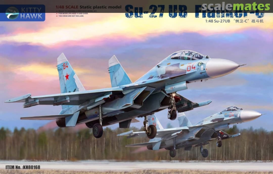 Boxart Su-27UB Flanker-C KH80168 Kitty Hawk Boxart Su-27UB Flanker-C KH80168 Kitty Hawk