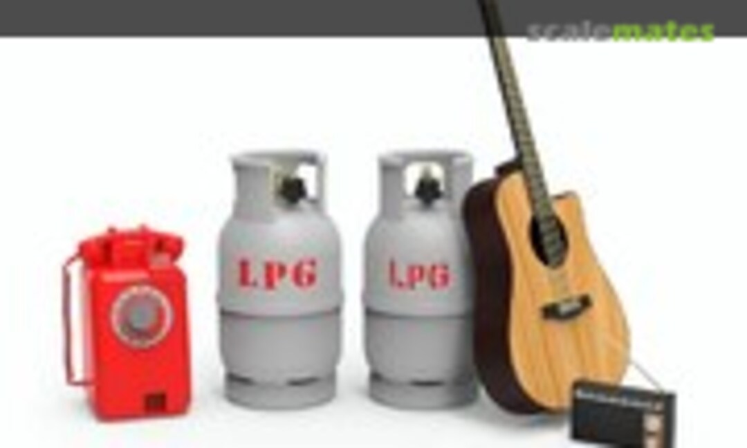 1:24 60~70’s Accessory Set C (KA Models KA-24014) KA-24014