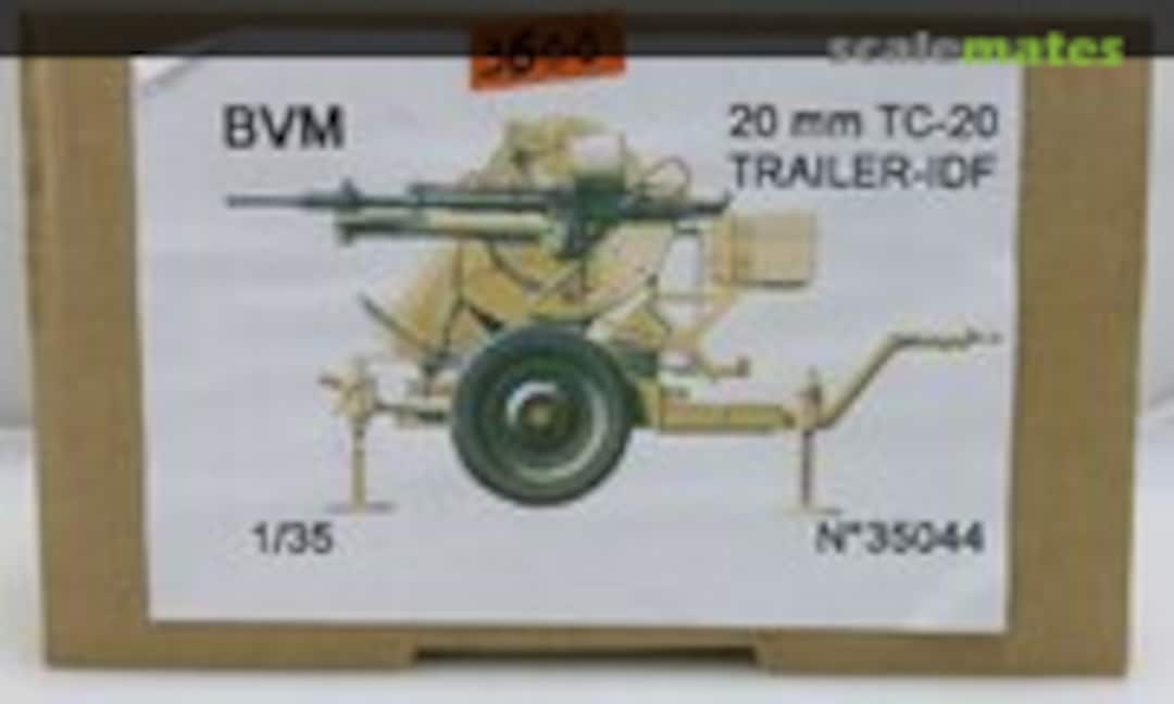 1:35 IDF TC-20 TCM -20 20mm Anti-Aircraft Gun (Best Value Models 35044) 35044