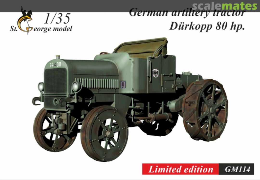 Boxart Tractor Dürkopp 80hp GM114 St.George Model Boxart Tractor Dürkopp 80hp GM114 St.George Model
