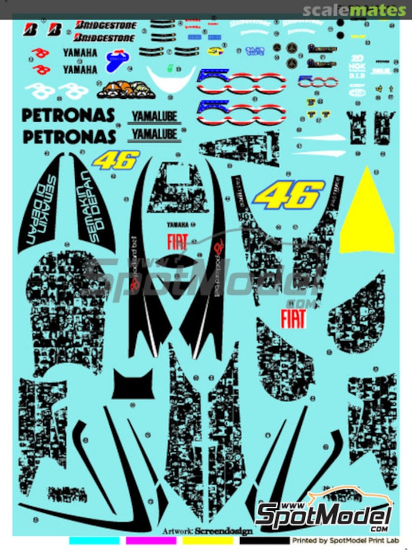 Boxart Yamaha YZR-M1 sponsored by Fiat #46 PLB2-948019 Print Lab Decals Boxart Yamaha YZR-M1 sponsored by Fiat #46 PLB2-948019 Print Lab Decals