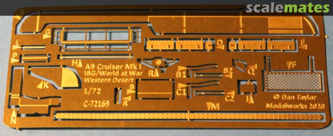 Boxart A9 Cruiser Mk I Western Desert Conversion C-72169 Dan Taylor Modelworks