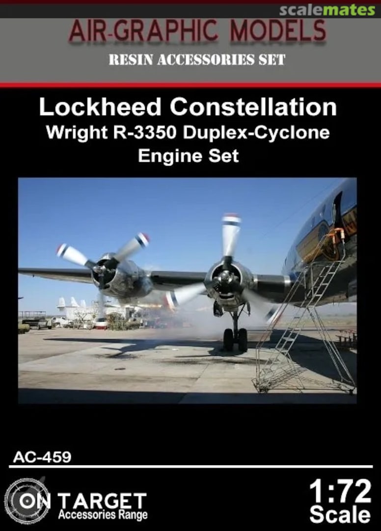 Boxart Lockheed Constellation Wright R-3350 AC-459 Air-Graphics Models Boxart Lockheed Constellation Wright R-3350 AC-459 Air-Graphics Models