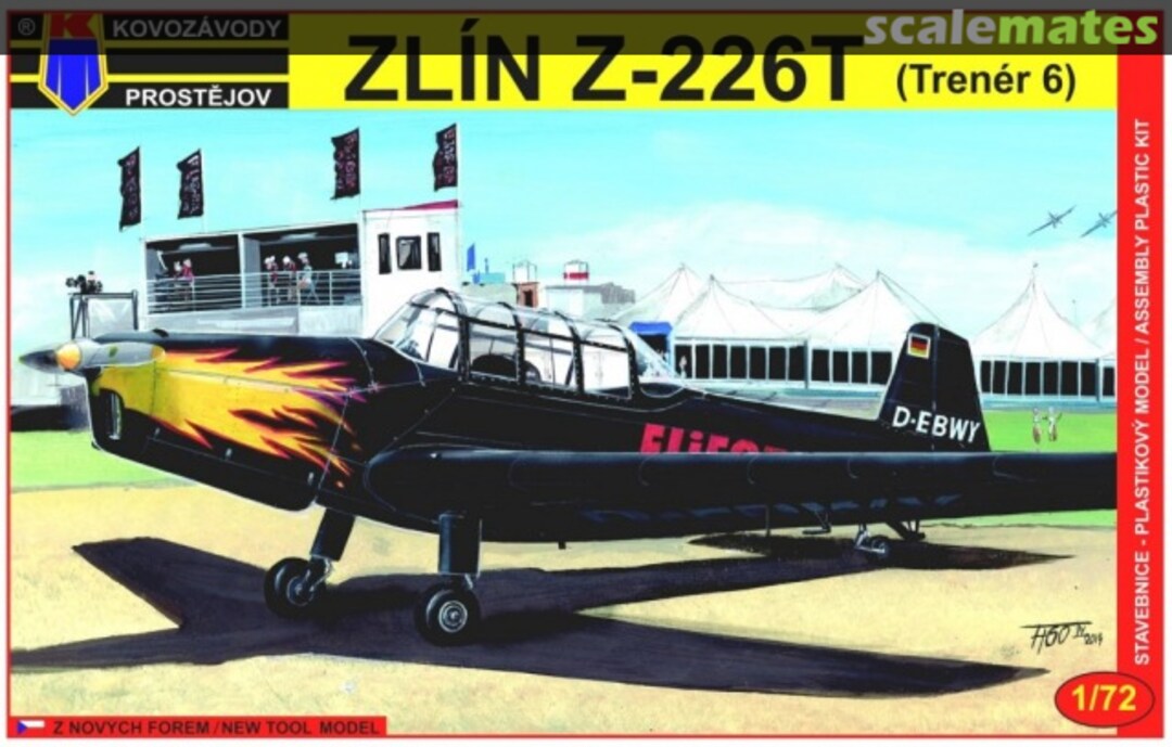 Boxart Zlín Z-226T (Trenér 6) KPM0004 Kovozávody Prostějov
