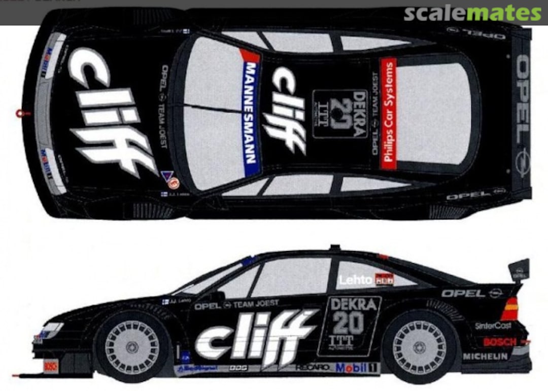 Boxart Opel Calibra V6 DTM SHK-D282 Shunko Models Boxart Opel Calibra V6 DTM SHK-D282 Shunko Models