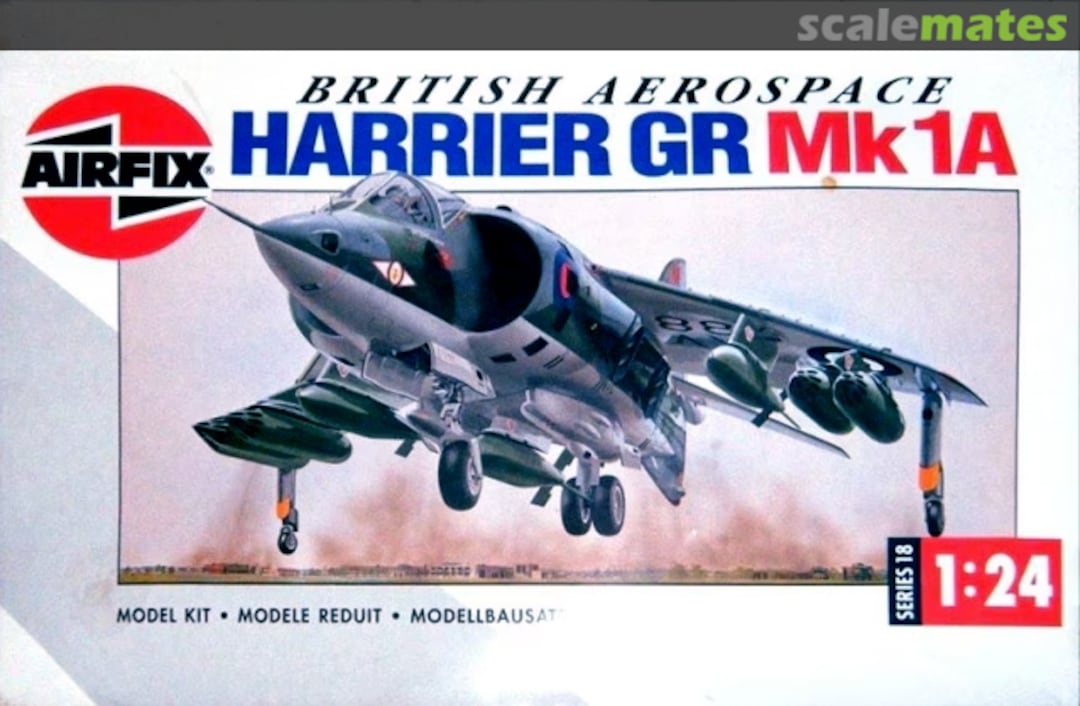 Boxart Harrier GR Mk 1A 18001 Airfix Boxart Harrier GR Mk 1A 18001 Airfix