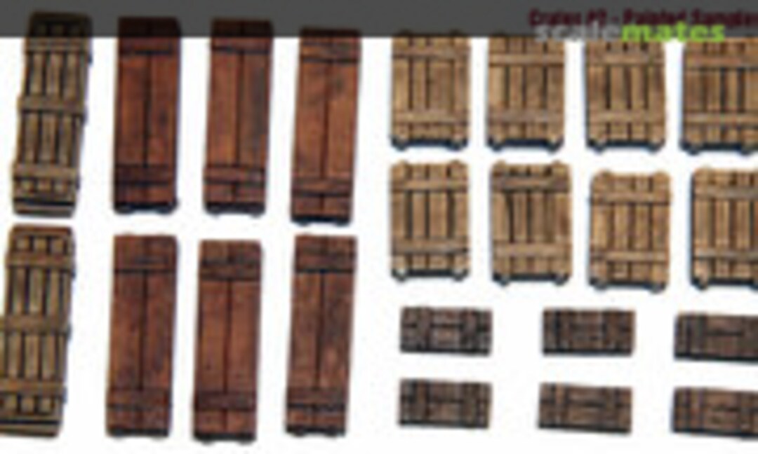 1:35 Universal/Generic Wooden Crates #2 (Value Gear WC002) WC002